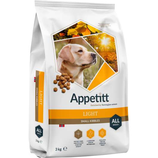 Hundfoder Appetitt Light 3kg