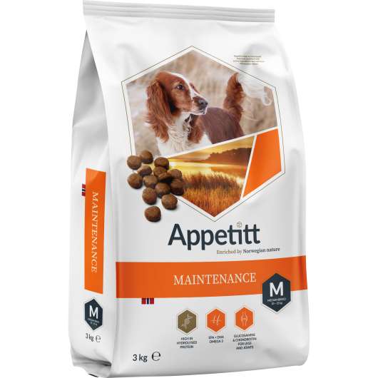 Hundfoder Appetitt Maintenance Medium 3kg