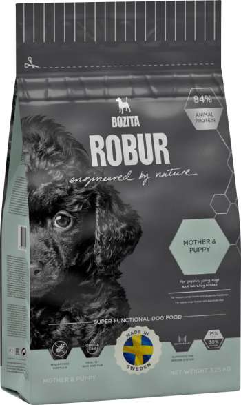 Hundfoder Bozita Robur Mother & Puppy 3,25kg
