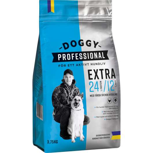Hundfoder Doggy Professional Extra 3,75kg