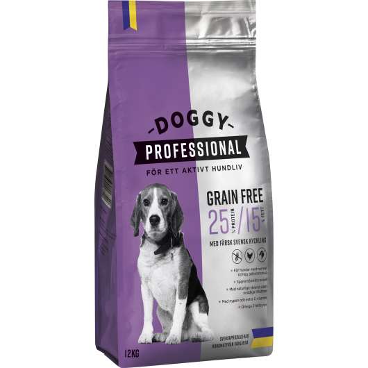 Hundfoder Doggy Professional Grainfree 12kg