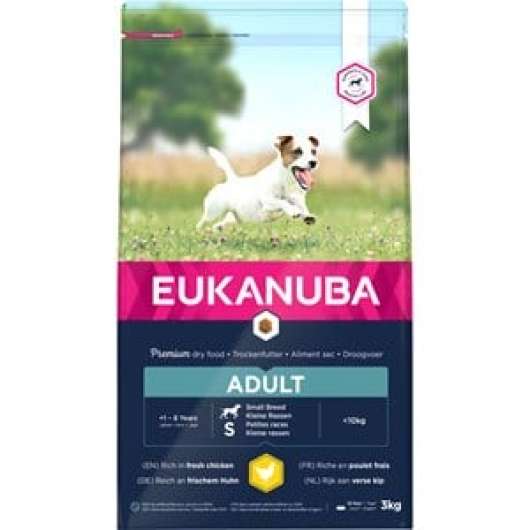 Hundfoder Eukanuba Adult Small breed, 3 kg