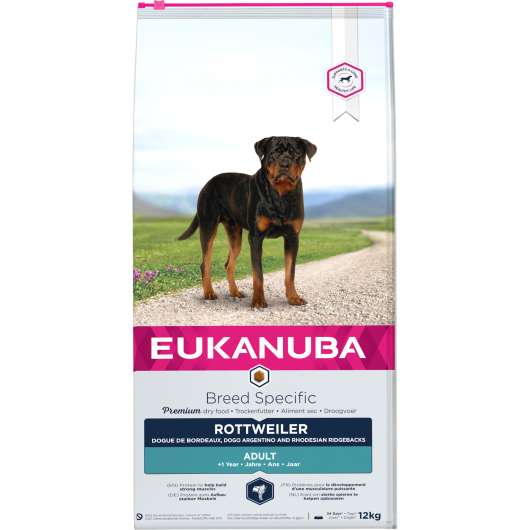 Hundfoder Eukanuba Breed Rottweiler 12kg