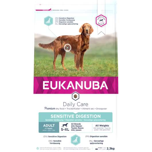 Hundfoder Eukanuba DailyCare Sensitive Digestion 2,3kg