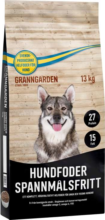 Hundfoder Granngården Spannmålsfritt 13kg