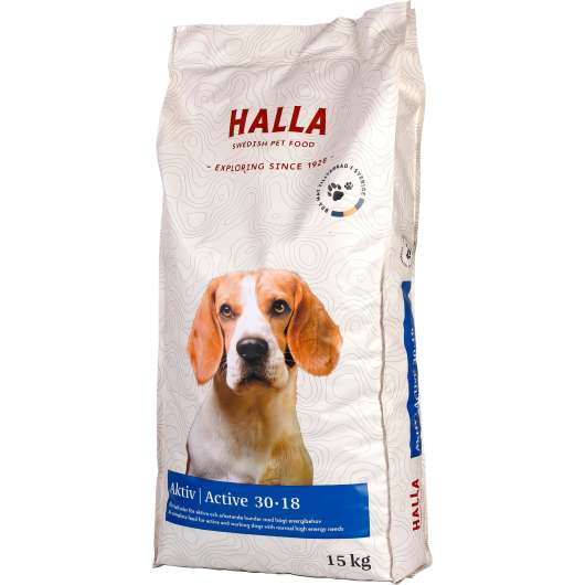 Hundfoder Halla Aktiv 15kg
