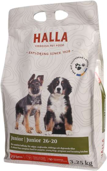Hundfoder Halla Junior 3,25kg