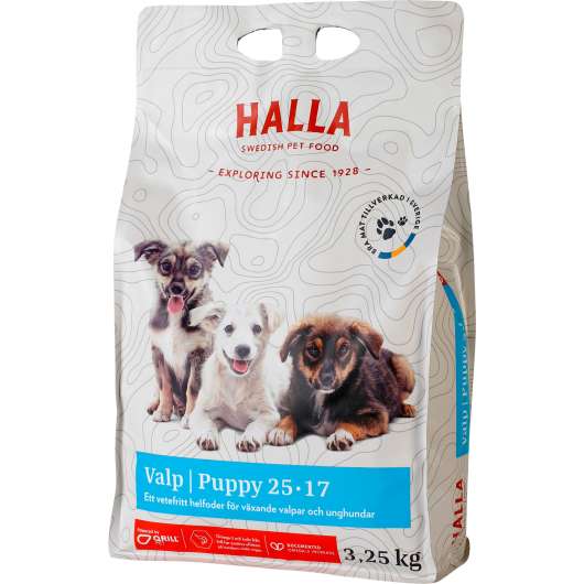 Hundfoder Halla Valp 3,25kg