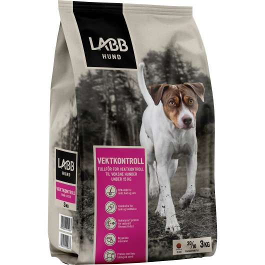 Hundfoder Labb Viktkontroll Små raser 3kg