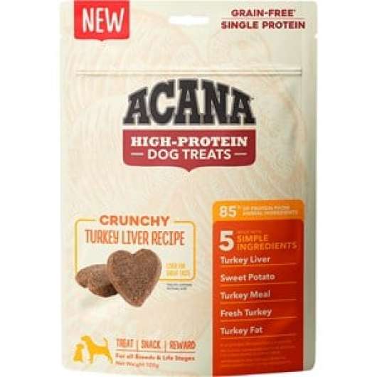 Hundgodis Acana Dog Treats Crunchy Turkey, 100 g