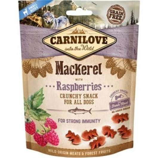Hundgodis Carnilove Crunchy Snack Makrill, 200 g