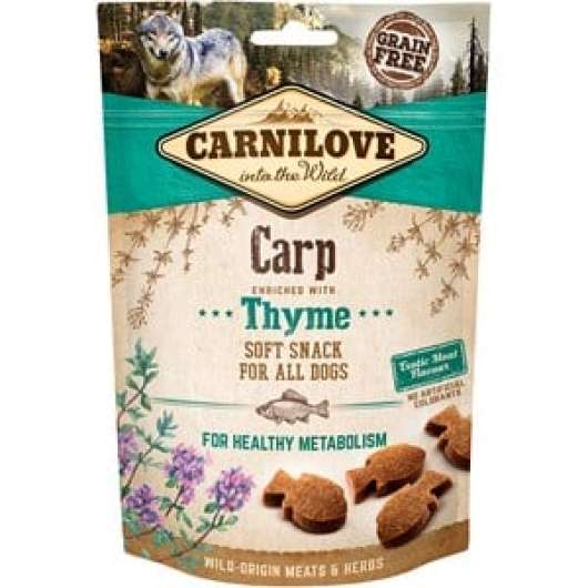 Hundgodis Carnilove Semi Moi Snack Karp, 200 g