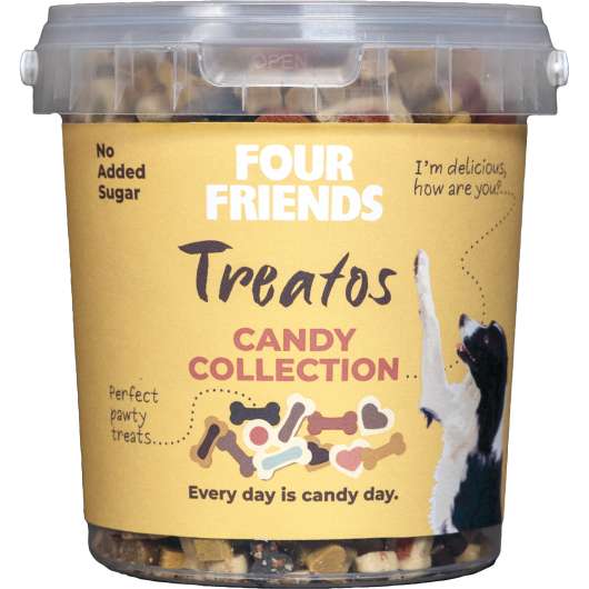 Hundgodis Four Friends Candy Collection 500g