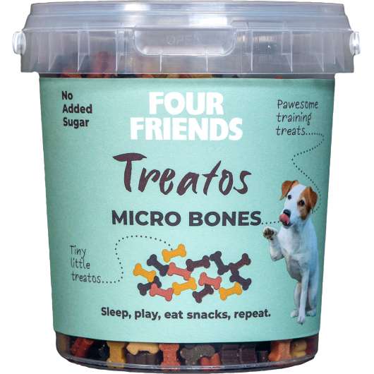 Hundgodis Four Friends Micro Bones 500g
