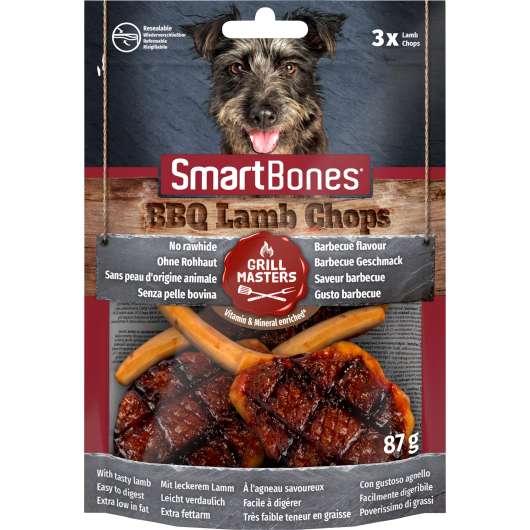 Hundtugg SmartBones BBQ Lamb Chops 3-p
