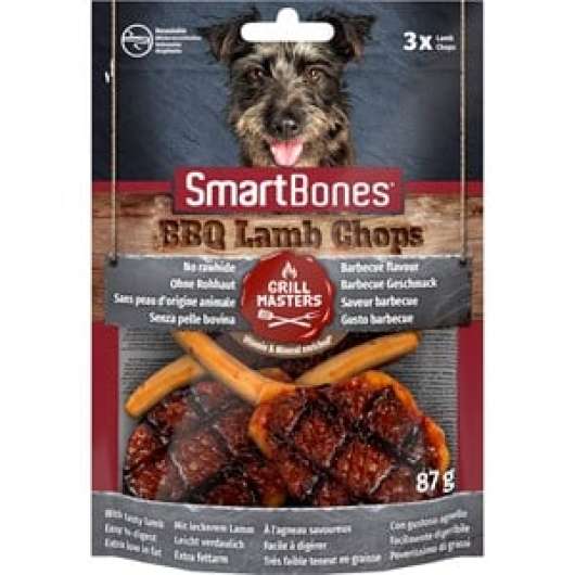 Hundtugg SmartBones BBQ Lamb Chops, 3-pack