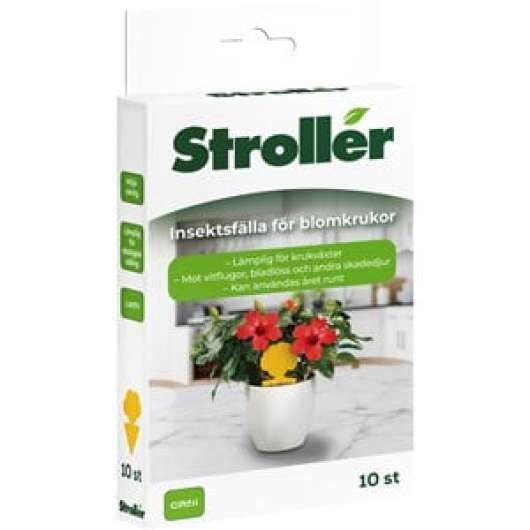 Insektsfälla Stroller Flowerpot, 10-pack