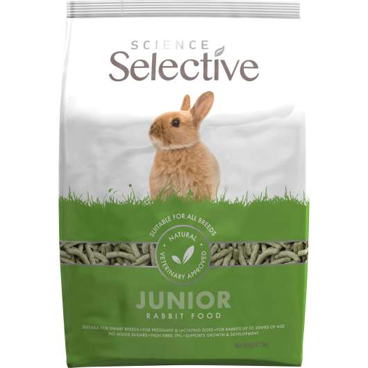 Kaninfoder Selective Junior Pellets 1,5kg