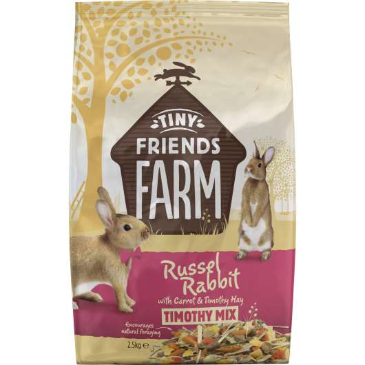 Kaninfoder Tiny Friends Farm Russel Morot & Timotej 2