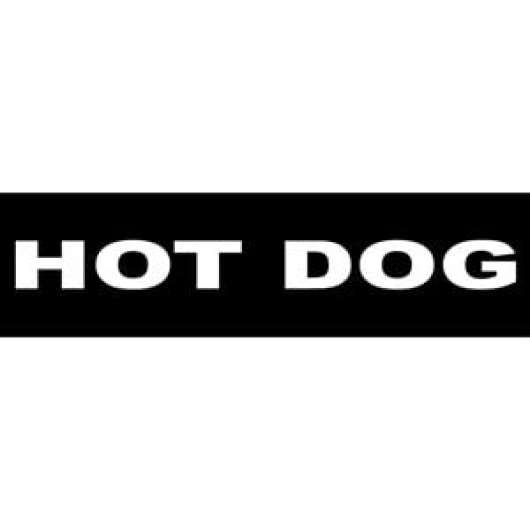 Kardborremärke K9 Hot dog S