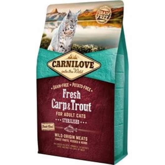 Kattmat Carnilove Carp & Trout 2kg
