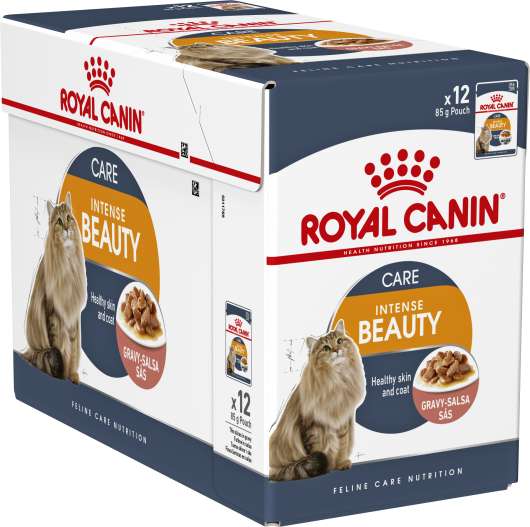 Kattmat Royal Canin Adult Hair & Skin Pouches Gravy 12x85g