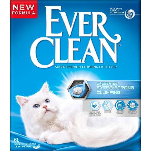 Kattsand Ever Clean Unscented Extra Strong Clumping 6L