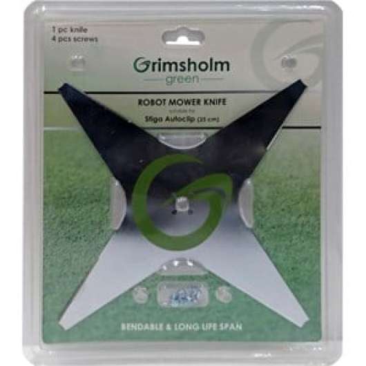 Kniv Grimsholm Green Stiga Autoclip, 25 cm