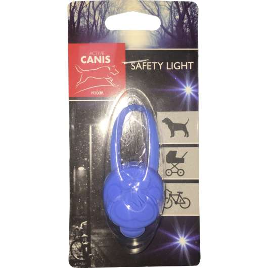 Lampa till hundhalsband Active Canis Silikon Blå XS