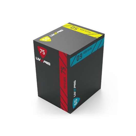 LivePro 3-In-1 Pro-Duty Soft Plyo Metric Boxes, Plyo Box