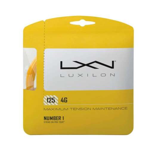 Luxilon 4G Gold (Set) 1.25 Mm/16L Gauge, Tennissenor