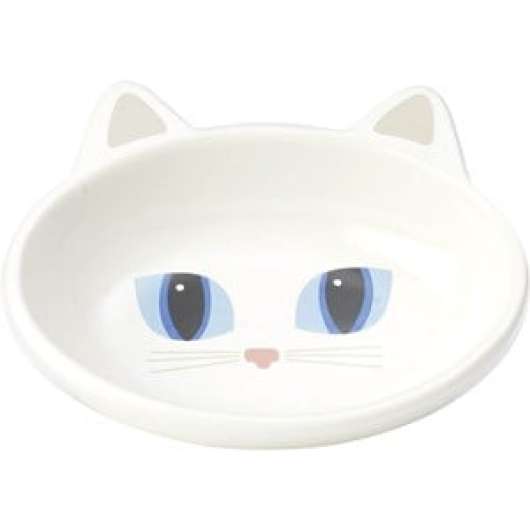 Matskål Pet Ragous Keramik Frisky Kitty Oval Vit