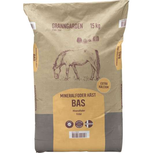 Mineralfoder Granngården Häst Bas 15kg