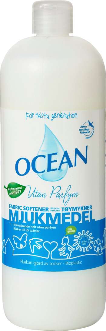 Mjukmedel Ocean Oparfymerad 1L