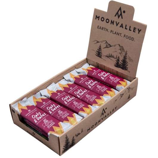 Moonvalley Ekologisk Energibar - Rödbeta & Apelsin - Box 18 st