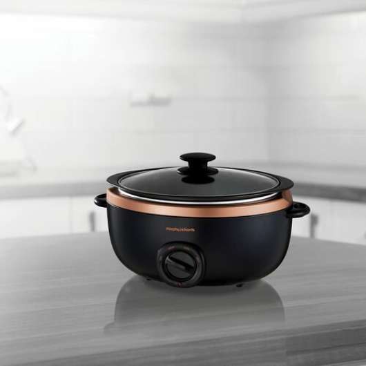 Morphy Richards Sear And Stew Rosegold 6,5l Slow Cooker