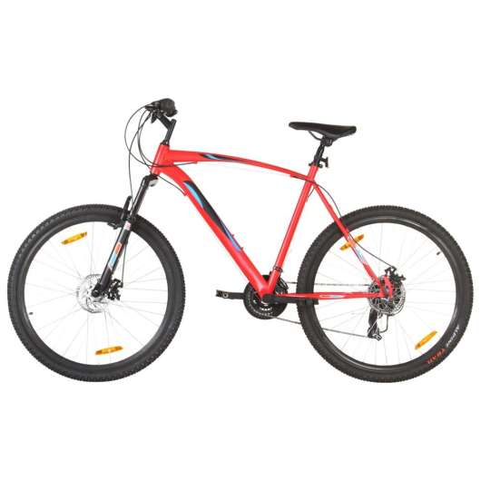 Mountainbike 21 växlar 29-tums däck 53 cm ram röd