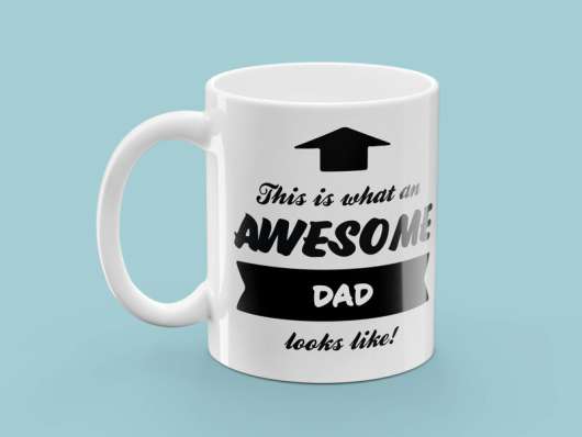 Mugg med Tryck - Awesome Dad
