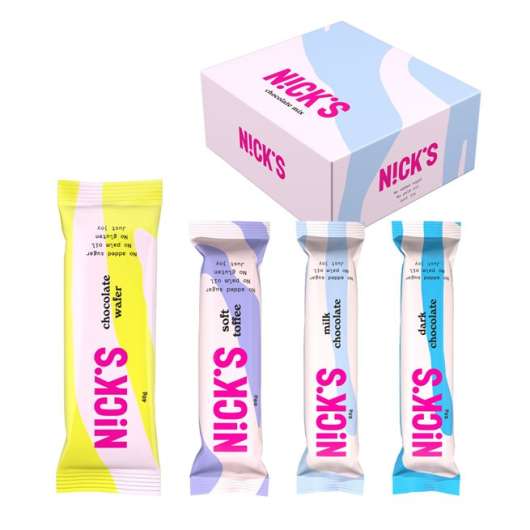 NICKS 12 x Chocolate Mix Box, Bars