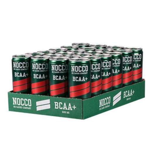 NOCCO 24 X Bcaa + 330 Ml Hallon/citron (koffeinfri)