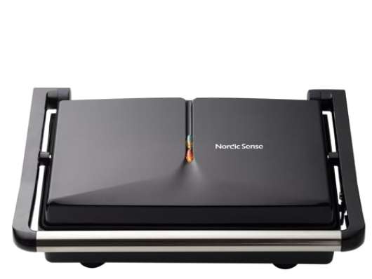 Nordic Sense Kontaktgrill 2000 Watt Sort Bordsgrill - Svart