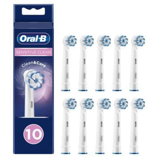 Oral-b Sensitive Clean & Care 10 Pcs Tillbehör Till Tandvård