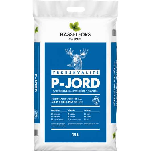P-Jord Planteringsjord Hasselfors 15L