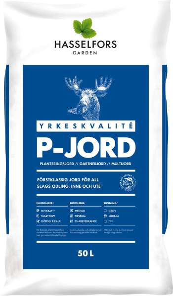 P-Jord Planteringsjord Hasselfors 50L