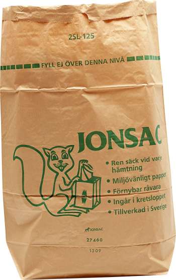 Papperssäck Jonsac 125L 100x75x25cm 4-p