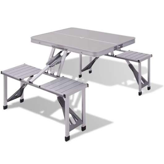 Picknickbord aluminium