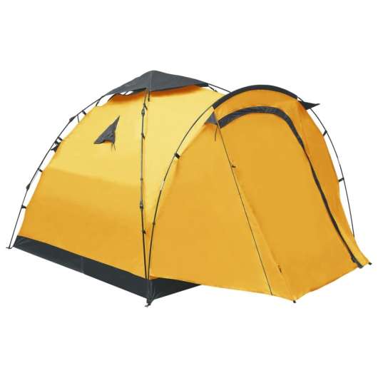 Pop-up campingtält 3 personer gul