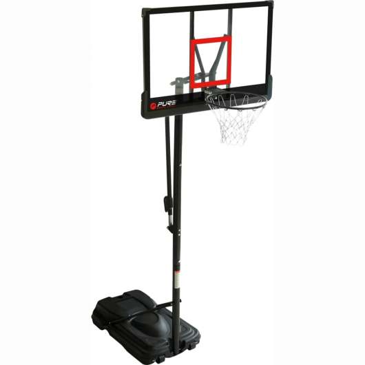 Portabelt basketbollstativ deluxe 110 x76 cm
