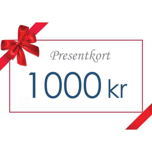 Presentkort - Värde 1000 kr inkl moms