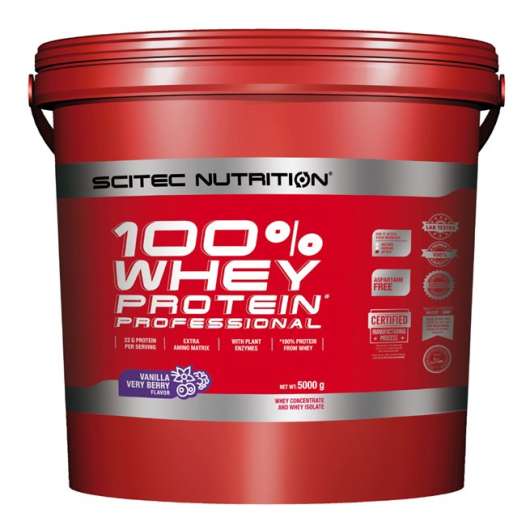 Scitec Nutrition 100% Whey Protein Professional, 5 kg, Proteinpulver